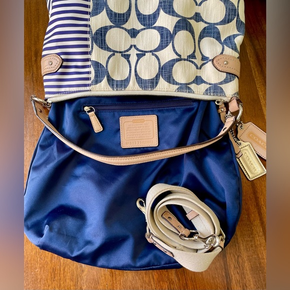 Coach Daisy Patchwork Convertible Hobo Crossbody 2013 - Picture 7 of 10